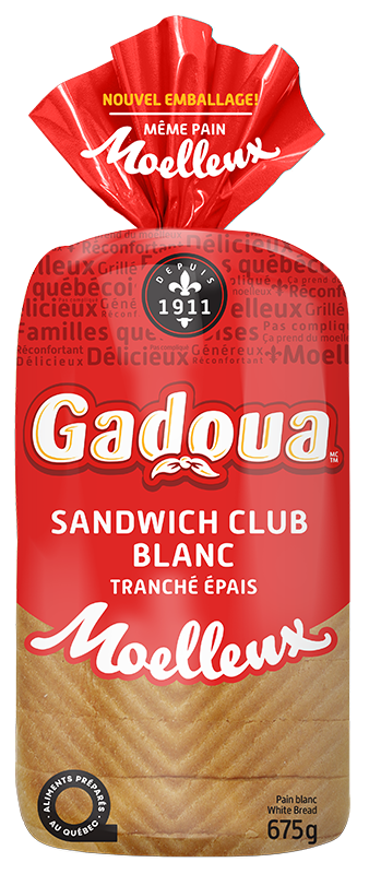 Gadoua sandwich club blanc loaf